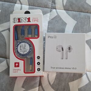 True Wireless Stereo Earbuds - White